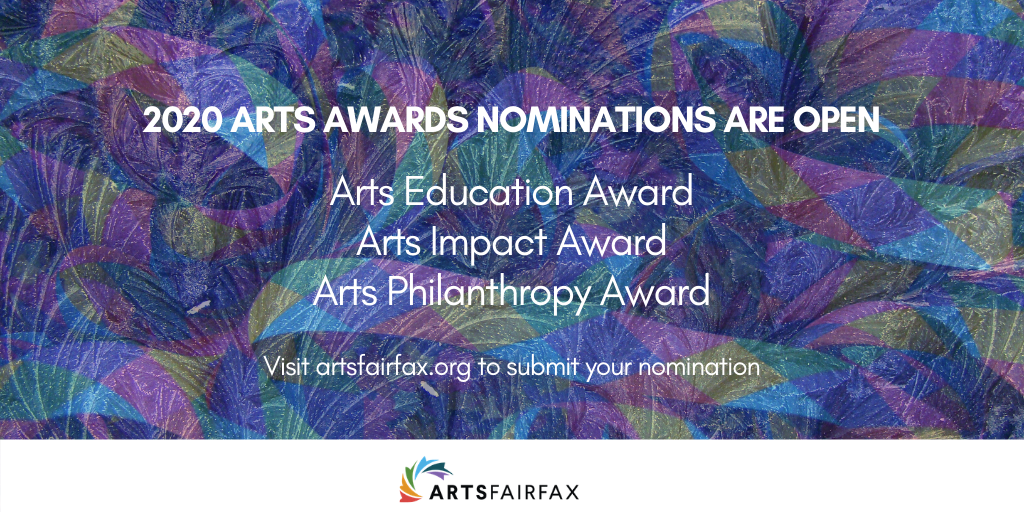 ARTSFAIRFAX Now Accepting Nominations for 2020 Arts Awards