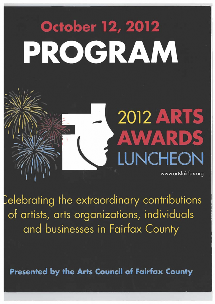 Celebrating Arts Visionaries 2012