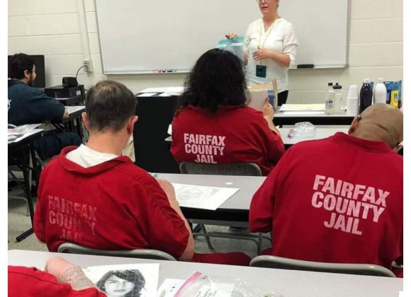 Fairfax inmates create art with help of volunteer art teacher