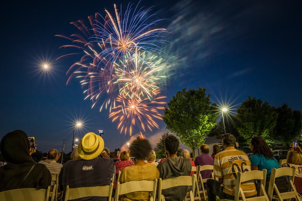 Photo of fireworks at Workhouse Arts Center