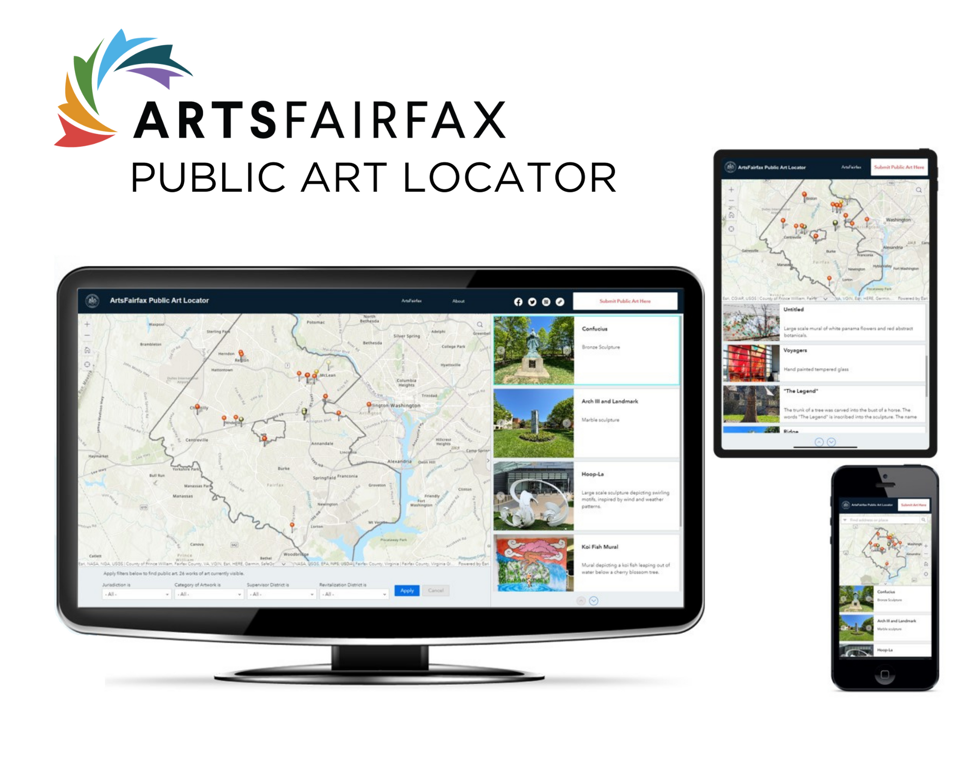 ArtsFairfax Unveils Public Art Locator 