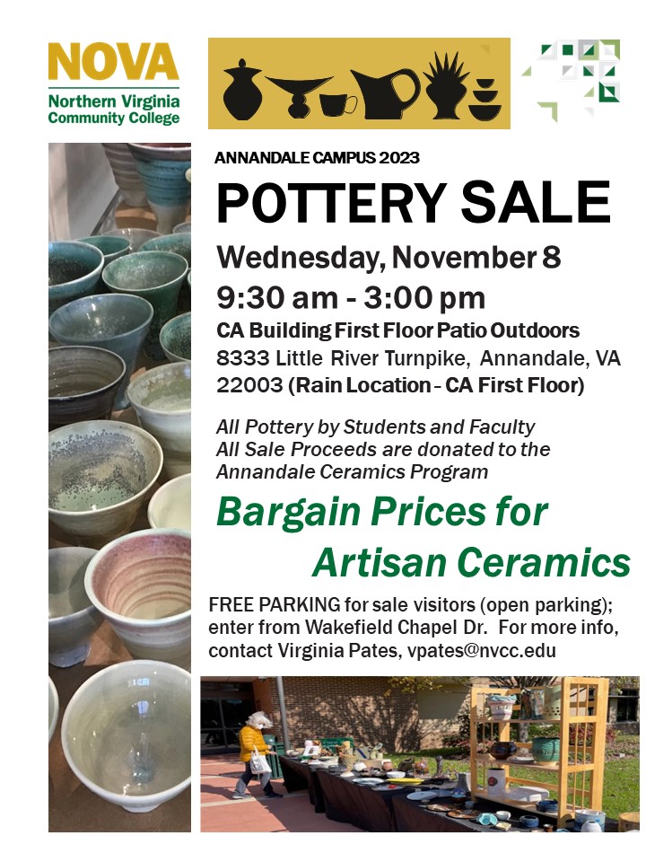 Pop-up Pottery Sale