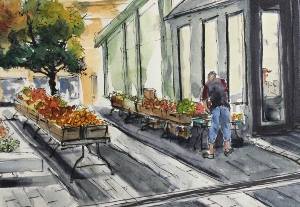 Don Janus Watercolor Painting