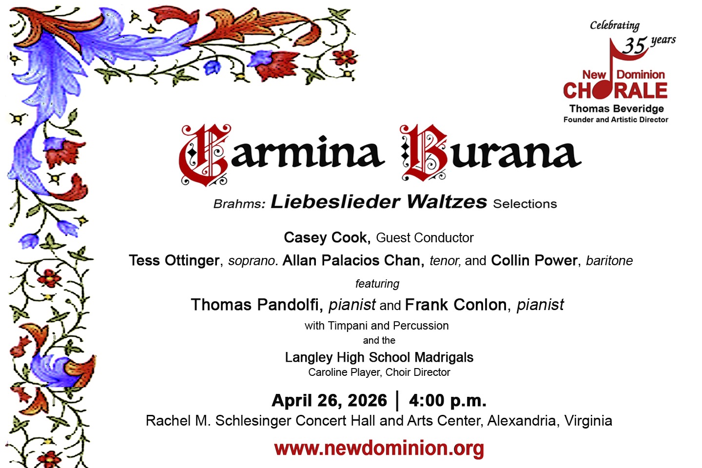 NDC Carmina Burana 2026