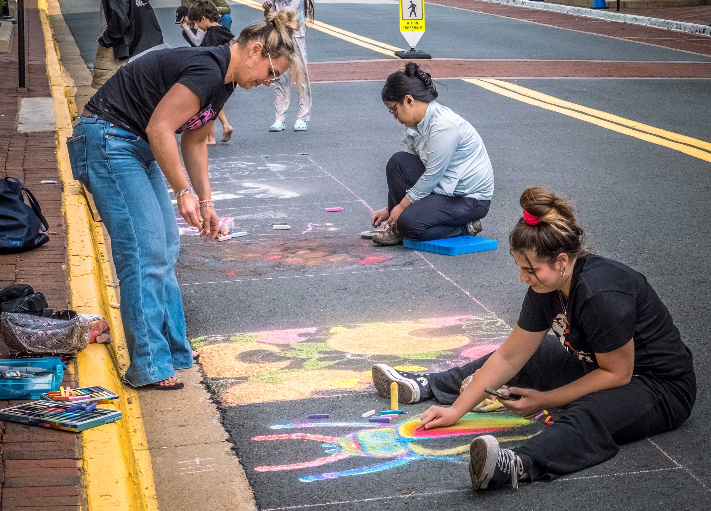 Public Art Reston's ChalkFest at eARTh Day 2026