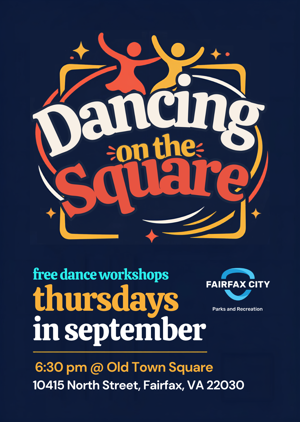 Dancing in the Square (postcard 1)