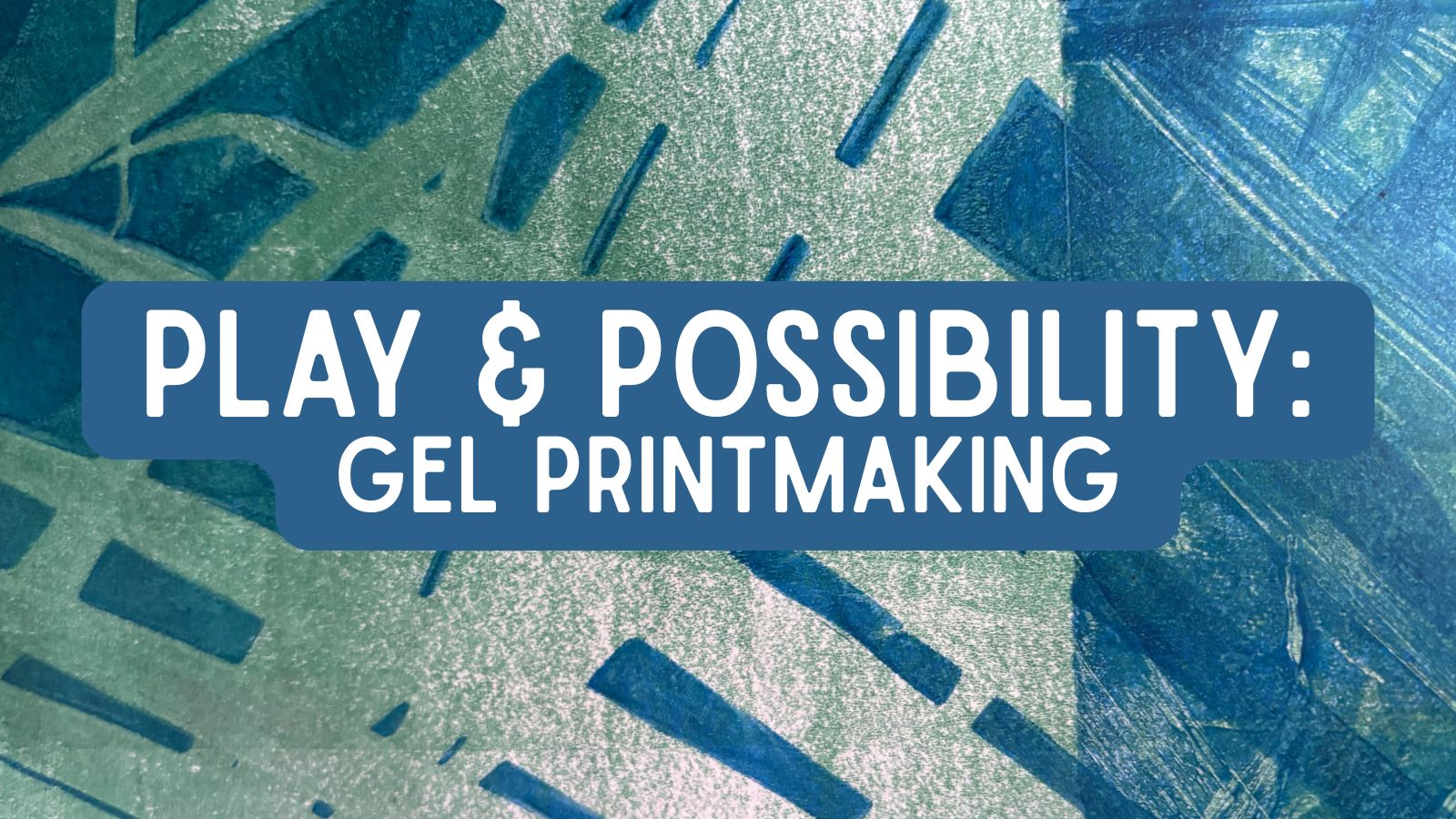 Gel Printmaking glass