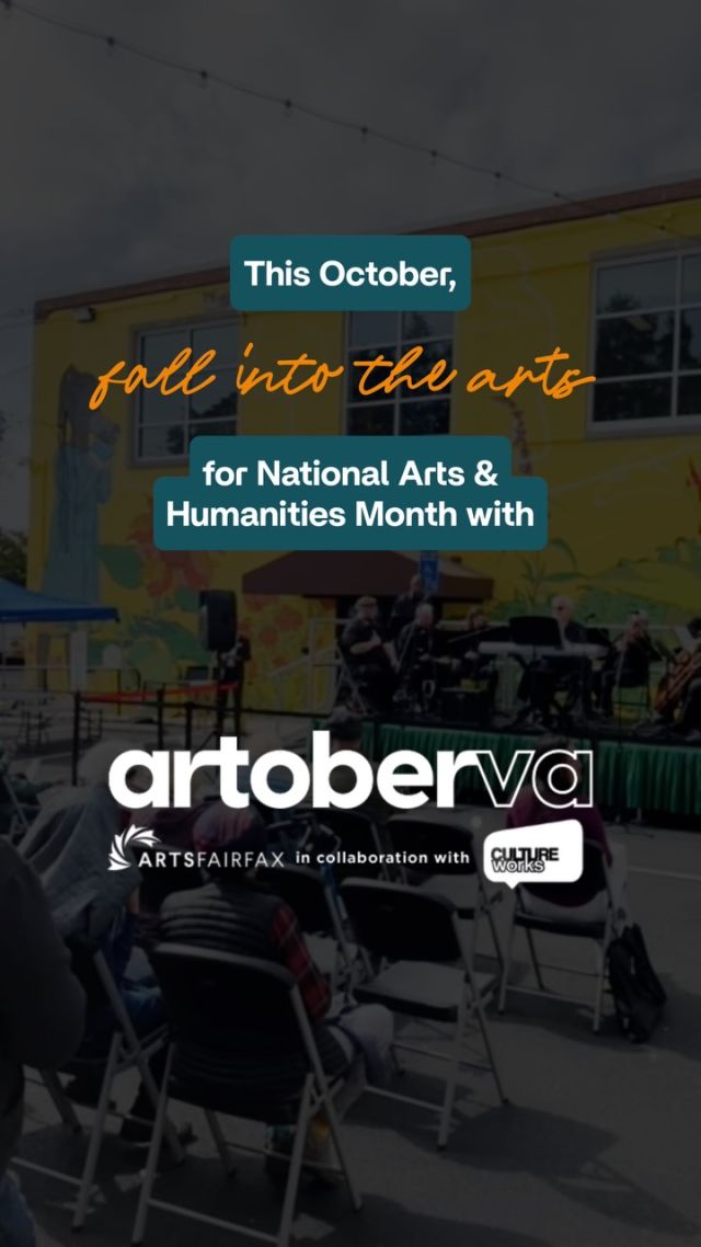 artoberVA is just around the corner! Get ready to experience 60+ arts and culture deals from local artists as we celebrate National Arts & Humanities Month right here in Fairfax County. 🎟️ From theatre and music to craft and design, there’s something everyone will enjoy. These offers are available for a limited time only - you won’t want to miss them! 🤩
 
🗓️ Offers available from October 1-31, 2026
➡️ Learn more at ArtsFairfax.org/artoberva
 
#ArtsFairfax #artoberVA #LocalArts #DMVArts