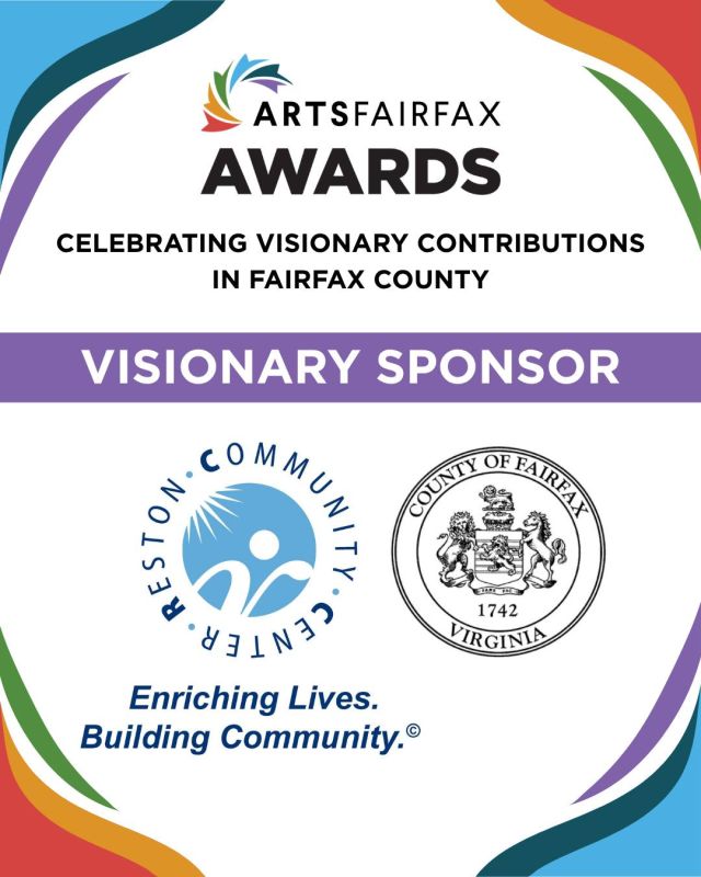 The countdown to the 2026 ArtsFairfax Awards has begun! Thank you to our Visionary Sponsor, Reston Community Center (@restoncommunitycenter), for helping make this year's event possible. 

A vibrant hub for high-quality leisure and arts programming in our community, Reston Community Center offers a variety of enriching self-development experiences that uplift the quality of life for everyone in Reston. 

We are so thankful for their support of the ArtsFairfax Awards, which celebrate individuals, organizations, and businesses for their impact on the arts in Fairfax County and the Cities of Fairfax and Falls Church.

➡️ Learn more about the ArtsFairfax Awards and purchase tickets at ArtsFairfax.org/Awards

#ArtsFairfax #ArtsFairfaxAwards2026 #FairfaxCountyArts #NoVaArts #DMVArts