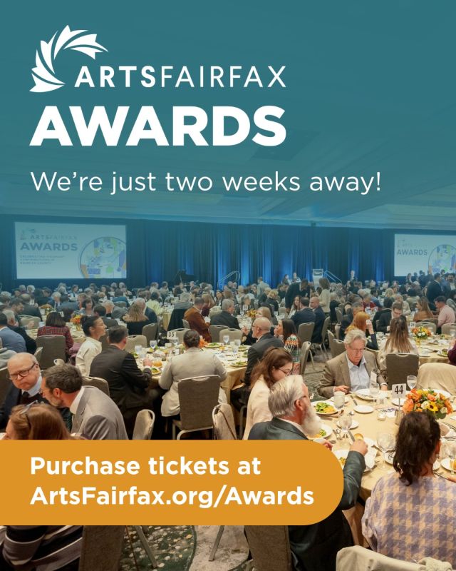 The ArtsFairfax Awards luncheon is just two weeks away and tickets are still available! What better way to conclude artoberVA than by joining us to celebrate individuals, organizations, and businesses for their impact on the arts in Fairfax County? You won't want to miss it!
 
🎟️ To learn more and purchase tickets, visit ArtsFairfax.org/Awards
 
#ArtsFairfax #ArtsFairfaxAwards2026 #FairfaxCountyArts #NoVaArts #DMVArts